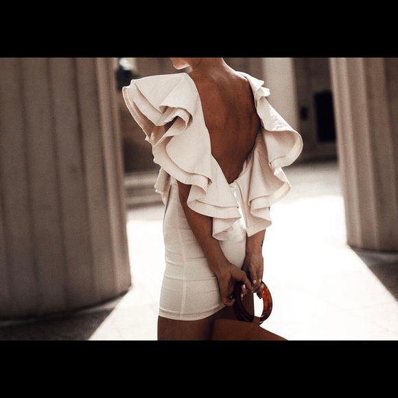 Michael Costello Dresses & Skirts - Michael Costello REVOLVE Nude XS Cocktail Dress